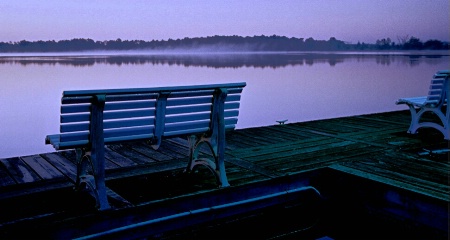 Misty Blue Morning