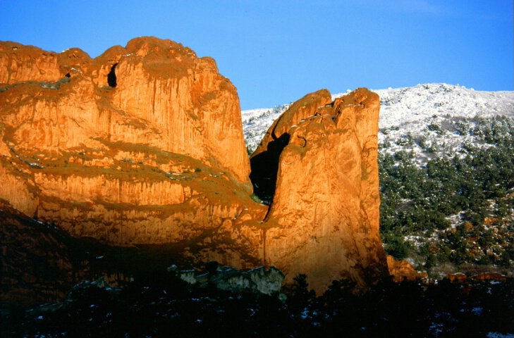 Rock Formation at Sunrise