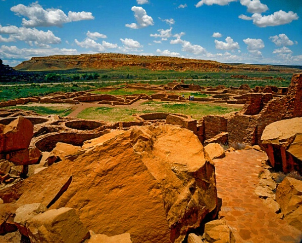 Chaco Canyon Indian Ruins, NM - USA
