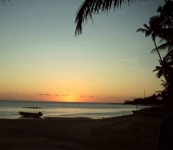 Fiji at sunset