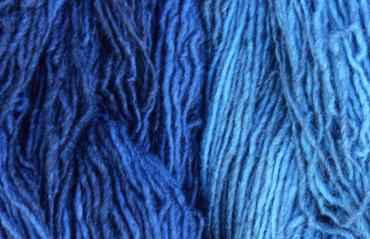 Blue Wool at the Farmers' Market