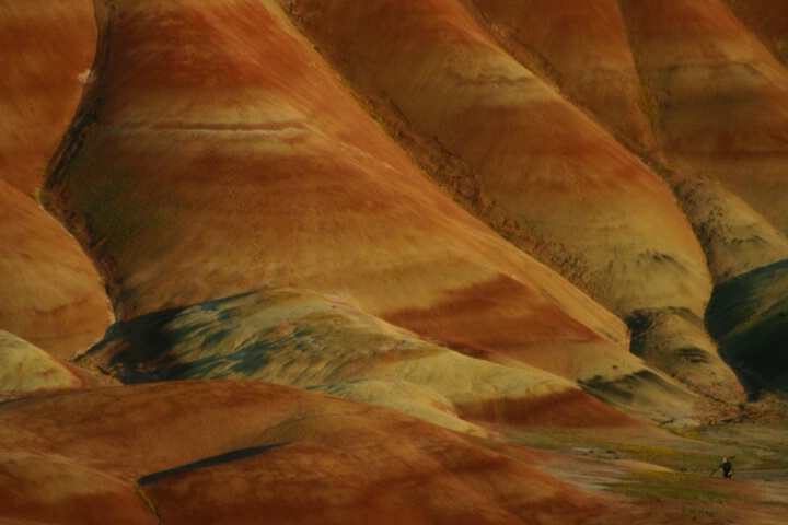 Sunset in the Painted Hills