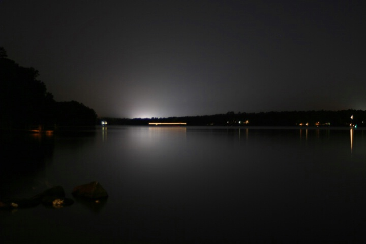 Lake at night