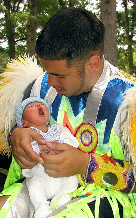 PowWow Baby Yawning