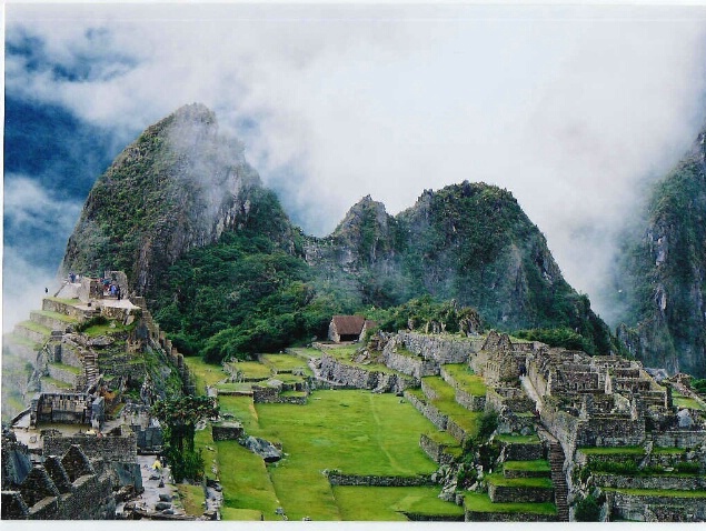 Condor in the mist , , , , ,Machu Picchu