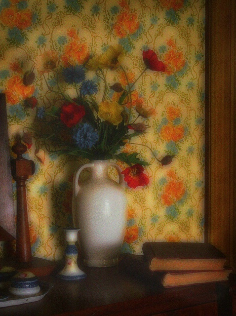 Still-life with flowers in the vase (3)