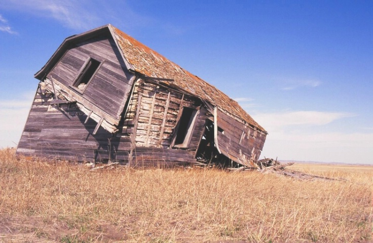 Old Barn In The Praires