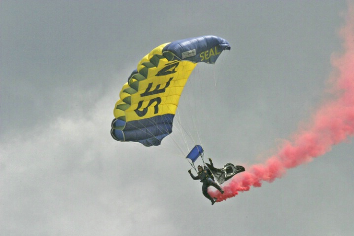 Navy Seals Parachute Team - ID: 416344 © James E. Nelson