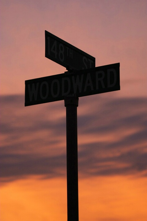 Corner of Sunrise and Woodward
