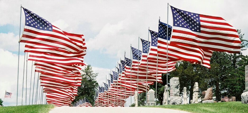485 FLAGS ON DISPLAY