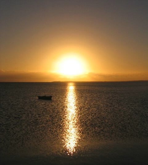 Sunrise over Wynnum Bayside Queensland