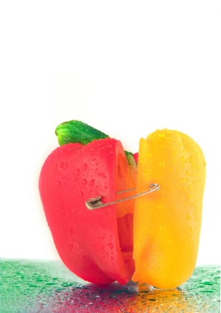 How to make an orange pepper