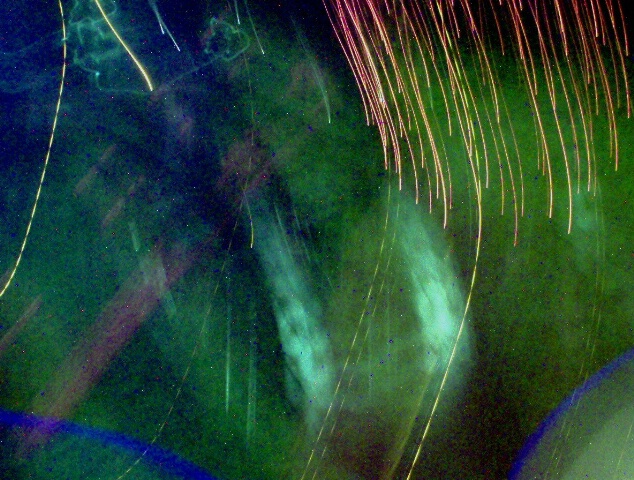 Bold Abstract of fire works