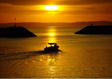 Early morning fishing trip South Australia