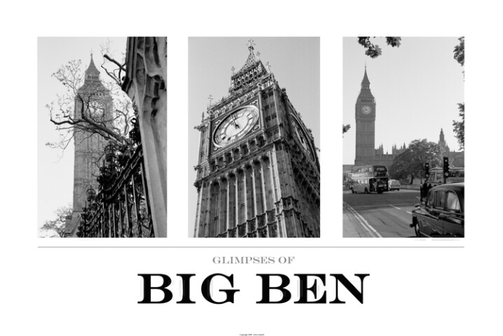 Gallery Fine Print: Big Ben Triptych No. 1