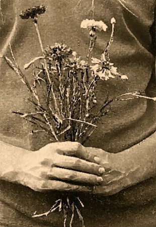 flowers in hand a
