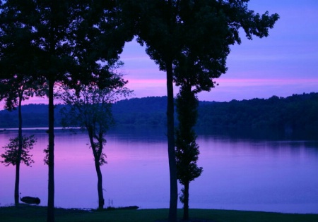 Sunset At Lick Creek