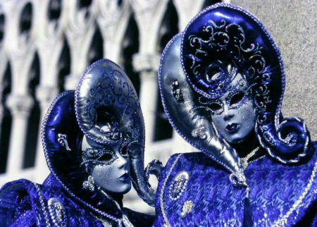 Blue carnival