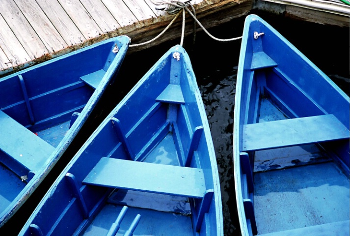 Blue Boats ,Boston