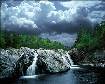 Falls at Aguasabon River Mouth