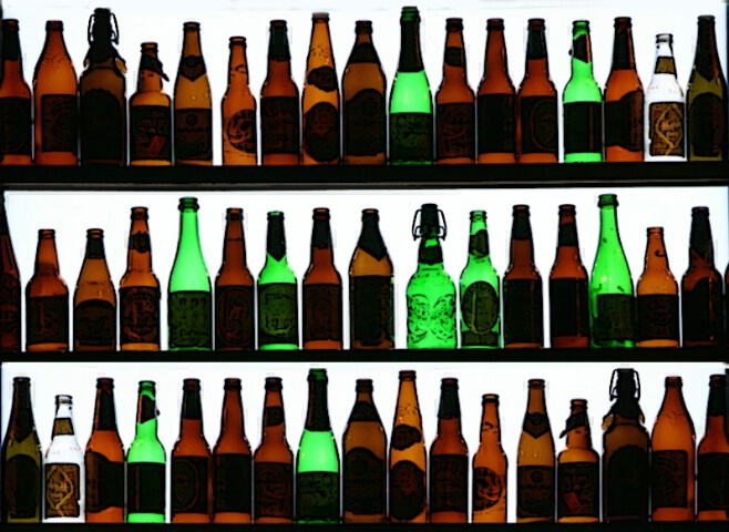 empty bottles of beer on the wall...