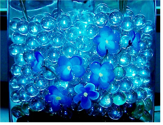 Clear Blue Marbles