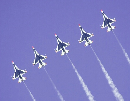 Five Thunderbirds