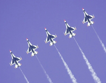 Five Thunderbirds