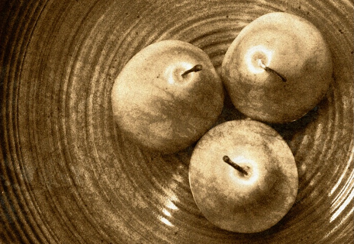 Three Pears in Bowl