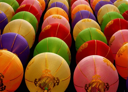 Colourful lanterns