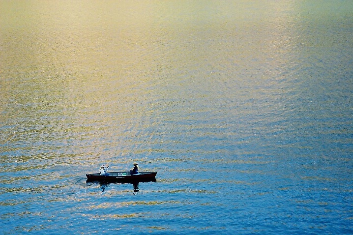 Canoe on Lake Cristobal