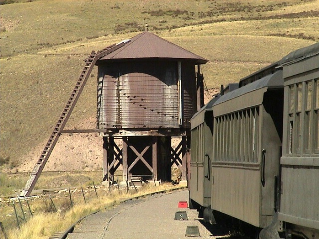 Water Tank and Railroad Station