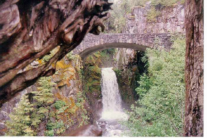 WA - Mount Rainier Waterfall