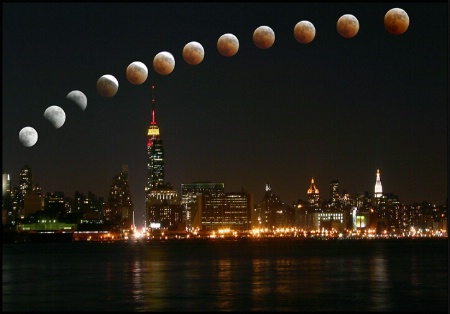 Eclipse over New York