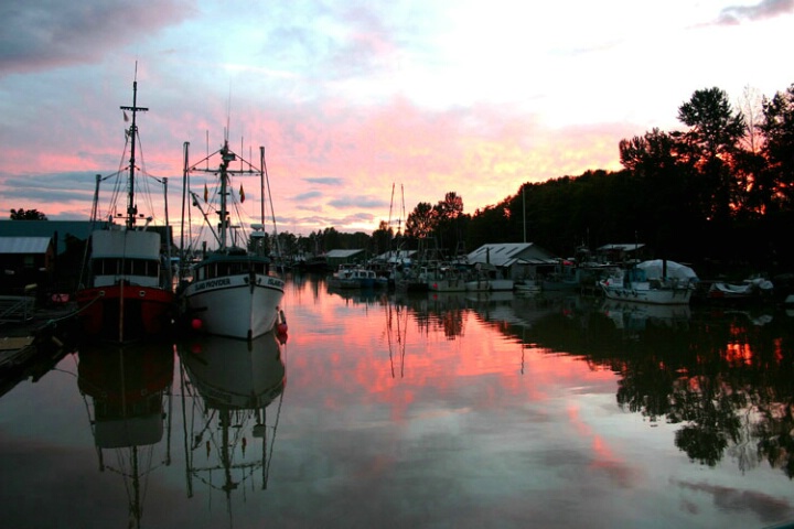 Sunset, Ladner Harbour