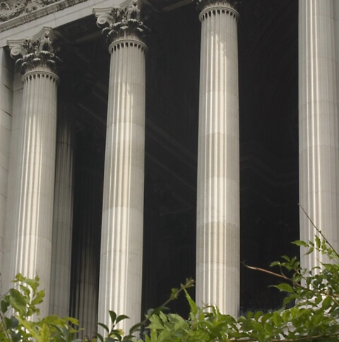 Four Columns at Piazza Venezia