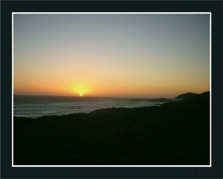 Sunset at Cape of good hope