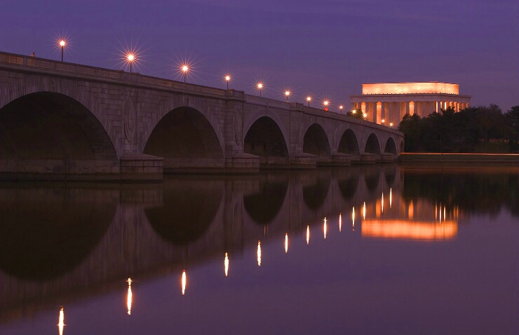 Arlington Bridge - Lincoln Memorial