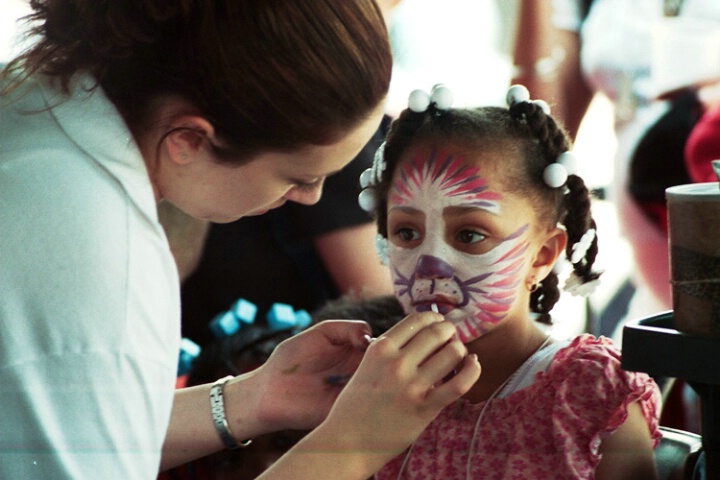 Face Painting at Zoo
