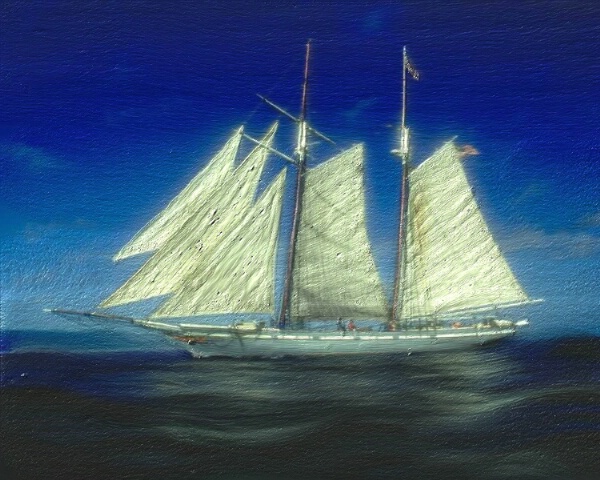 Ship - Oil Painting