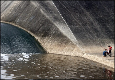 Fishing The Spillway