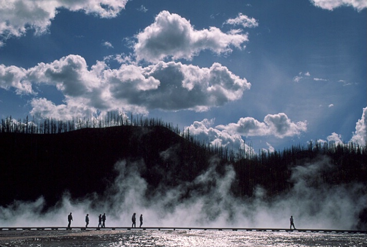 Yellowstone Geysers Walk