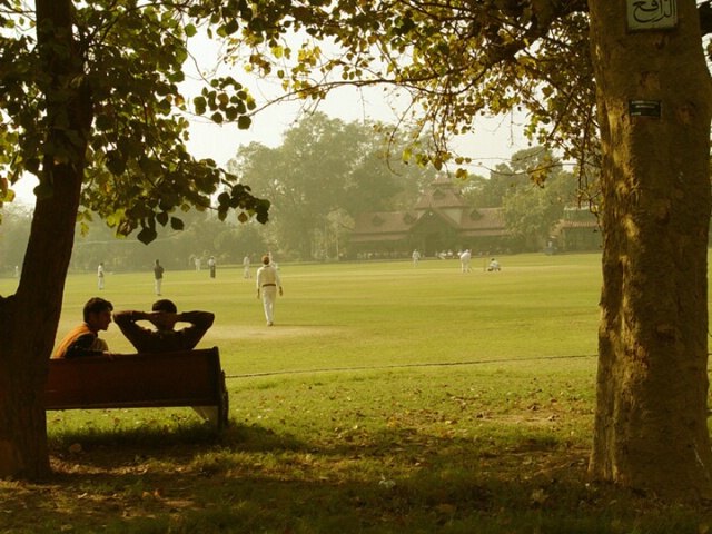 Sunday Afternoon Cricket at Bagh-e-Jinnah