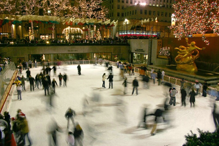 Holiday skaters @ Rockefeller Center