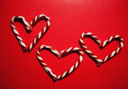 Candy Cane Hearts