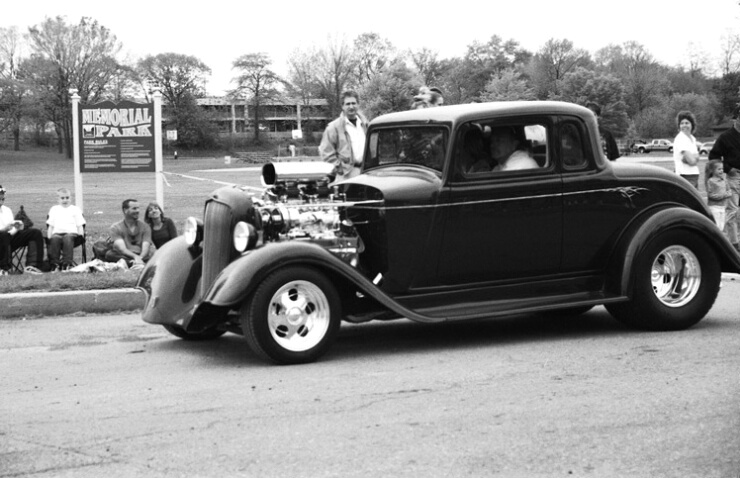 Pottstown Car Show # 11 (B&W)