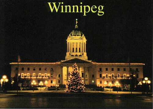 Winnipeg Legislative Building night - ID: 665254 © Heather Robertson