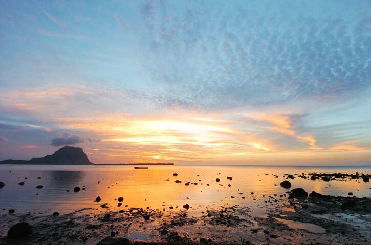 Sunset at Le Morne