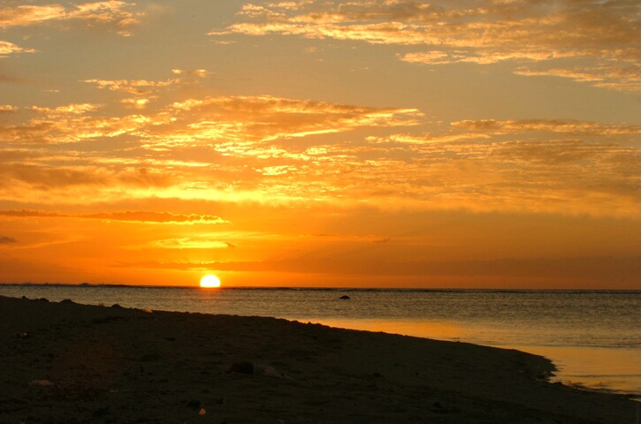 Sunset at the beach
