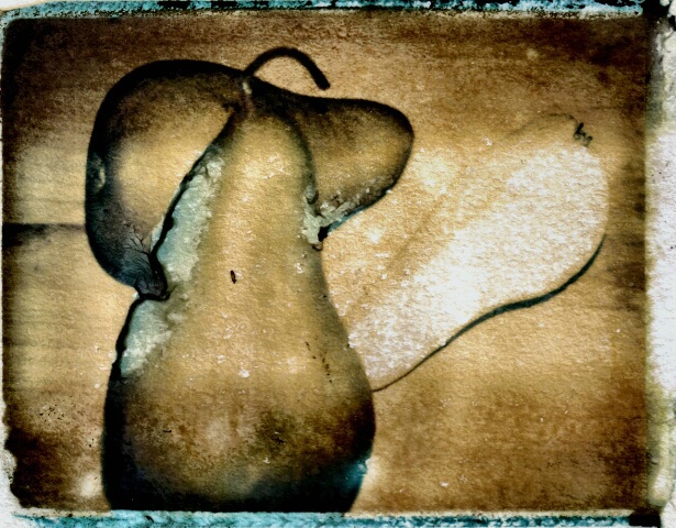 Pears - Polaroid 669 Transfer